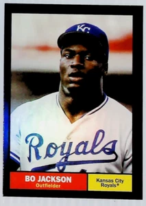 2024 TOPPS ARCHIVES 1961 BLACK FOIL VARIATION #72 BO JACKSON KANSAS CITY ROYALS - Picture 1 of 2