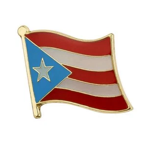 Puerto Rico Flagge Pin 0,5" Puerto Rican National Pride Revers Krawatte Hut Pinback NEU - Bild 1 von 4