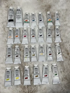 Winsor & Newton Oil Paint Lot of 27 Assorted Tubes - Picture 1 of 16