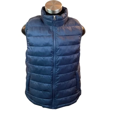 32 Degrees Heat Puffer Vest Mens XL Nylon & Polyester Blue - Image 1 of 4
