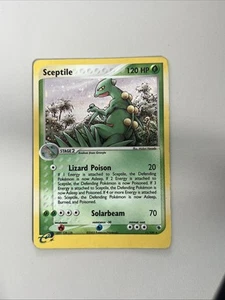 Pokemon Card Sceptile EX Ruby Sapphire Holo Rare 11/109 Moderately Played - Picture 1 of 2