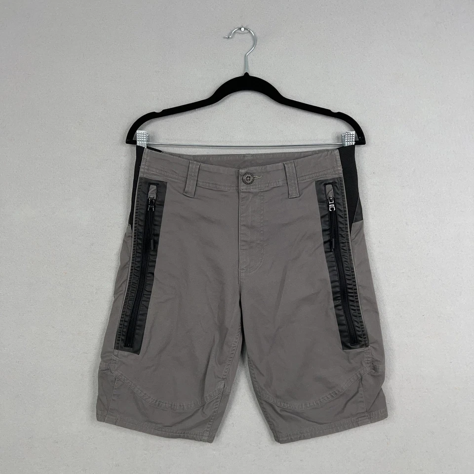 Shorts Armani Exchange Masculino 28 Tech Casual Zíper Bolso Elástico AX Designer Mínimo - Imagem 1 de 4