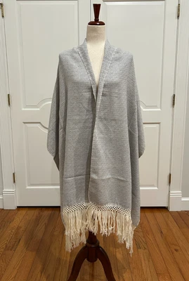 Traditional Mexican rebozo from Oaxca Mex. Mexican shawl, Handmade - Image 1 of 4