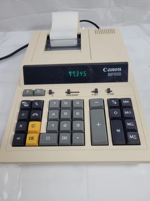 CANON MP21D 2-Color Ribbon Printing Calculator  Works Well, Need New Ribbon - Image 1 of 4