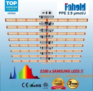 Luce LED GROW 640 W + 660 nm SAMSUNG 3,5 k lampada idroponica da interno fiore veg 6 x 6 piedi - Foto 1 di 12