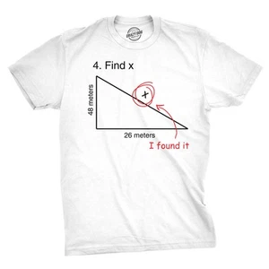 Camiseta Find X Divertido Decir Matemáticas Maestro Gráfico Sarcástico Regalo Novedad Papá Broma - Imagen 1 de 15