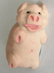 ADORABLES MINIATURE PIG MADE & HANDPAINTED IN SCOTLAND 1983 w Box - Picture 1 of 8