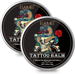 Tattoo Aftercare Butter Balm, Natural Organic Tattoo Cream Moisturizer, 30g - Picture 1 of 6