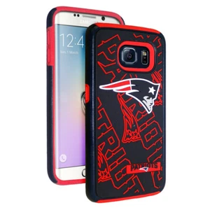 Official NFL New England Patriots 2-Layer Case Cover for Samsung Galaxy S6 Edge - Picture 1 of 10