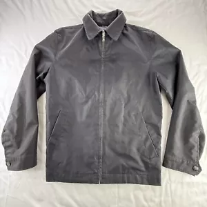 Banana Republic Black Jacket Windbreaker Mens Small Full Zip Polyurethane - Picture 1 of 5