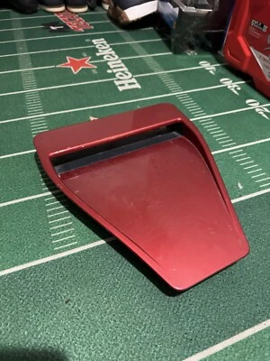 2008-2015 Mitsubishi Lancer Evolution Ralliart Hood Mounted Scoop Rally Red P26 — 第 1/4 张图片