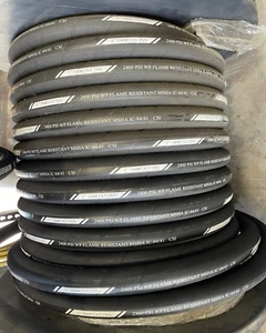 1" 2-Wire Hydraulic Hose Couplamatic SAE 100R2AT/2SN SR2SN-16 30 Feet - Picture 1 of 3