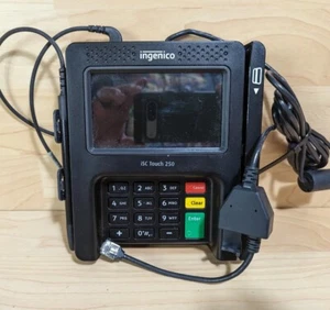Ingenico ISC Touch 250 Credit Card Terminal Reader ISC250-31P3774B *UNTESTED* - Picture 1 of 7