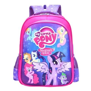 MY L. Pony Backpacks Bookbag Cute Pony Princess Style School Book Waterproof ... - Picture 1 of 6