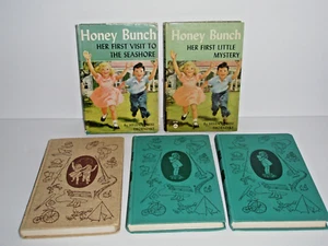 5 Honey Bunch Children's Books HC 1 DJ Early Dates Helen Thorndike - Imagen 1 de 18