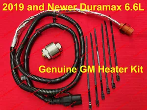 Genuine GM Duramax Engine Block Heater kit 2019 and newer Chevy GMC 12724955 - Picture 1 of 2