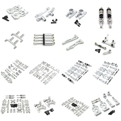 For SCY 1/16 16101-106 16201 JJRC Q130A/B Q141 D843YW Alloy Upgrade Parts silver - Image 1 of 4