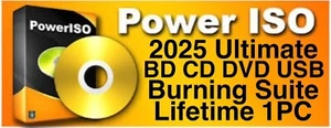 Power ISO 2025 Ultimate CD DVD USB Burning Suite 1PC - Picture 1 of 1