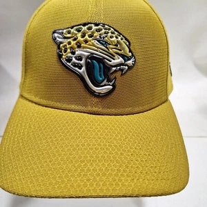 Jacksonville Jaguars Mütze New Era Cap NFL Gelb 39Thirty Flex Fit Medium Large - Bild 1 von 8