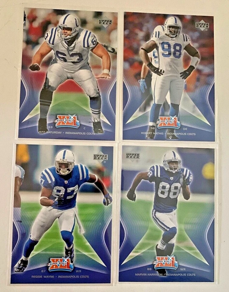 2007 Upper Deck Indianapolis Colts Super Bowl XLI YOU PICK - Image 1 of 1
