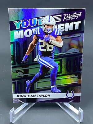 2022 Panini Prestige Jonathan Taylor Indianapolis Colts Youth Movement YM-18 - Image 1 of 2