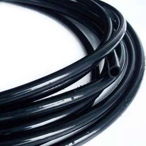 Black ID 5/32"(4mm) Vacuum Silicone Hose Intercooler Coupler Pipe 5 feet - Picture 1 of 2