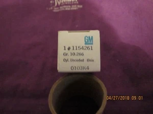 RARE NOS VINTAGE ORIGINAL GM GLOVE BOX  DOOR KEY LOCK PART # 1154261 GR. 10. 266 - Picture 1 of 6
