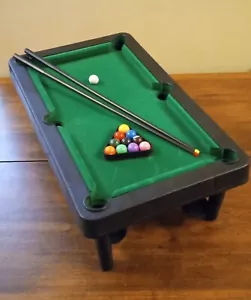 Champion Mini Table Top Pool Table W/2 Cues, 11 Balls, and Rack - Picture 1 of 4
