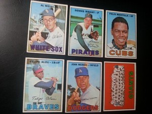 1967 Topps Baseball EX-EXMT Set Break, Tough Semi-HI Number #530 Felipe Alou