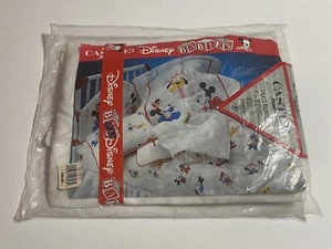 Dundee Disney Babies Crib Dust Ruffle Skirt Mickey Minnie Donald Pluto Goofy NEW - Picture 1 of 3
