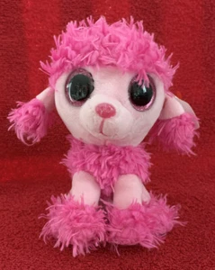 2016 Retired Ty Beanie Boos PATSY the Pink Poodle Dog (6 Inch) NEW MWMTs May 9th - Picture 1 of 5