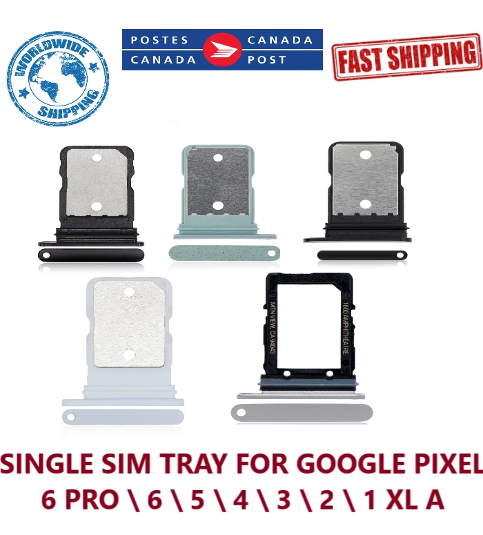 NEW Single Sim tray for Google Pixel 7 PRO  7 a  6 a  5  4  3  2  1 A XL - Image 1 of 1