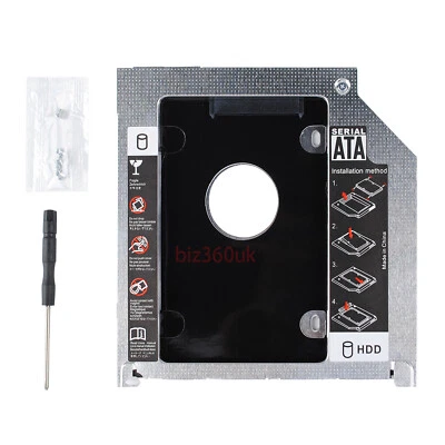 9.5mm SATA 2nd hard disk drive HDD HD caddy for Apple macbook pro 2009 2010 2011 - Image 1 of 4