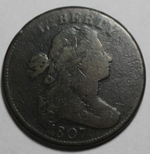 1807 S-274 R-2 Large Cent PD188 - Picture 1 of 2