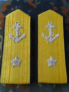 (57) Original US NAVY Epauletten Rear Admiral 1 Star General - Bild 1 von 5