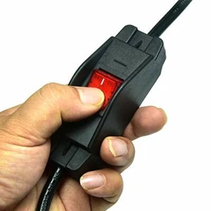 3-Prong Extension Cord，1625w Heavy Duty Short Extension Cable with On Off Switch - Picture 1 of 7