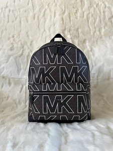 Michael Kors Cooper Logo Backpack + dust bag- Brown - Picture 1 of 11