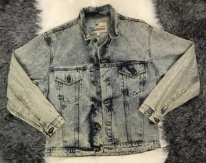 Chaqueta vaquera de colección Aeropostale para hombre talla L envejecida usada en excelente estado - Imagen 1 de 12