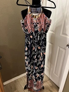 NWT A’gaci colorful maxi dress for women size S - Picture 1 of 3