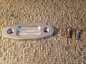 NUEVO BILLET ALUMINIO 351C FORD BOMBA DE COMBUSTIBLE BLOQUE DE PLACA CON PERNOS - Imagen 1 de 2