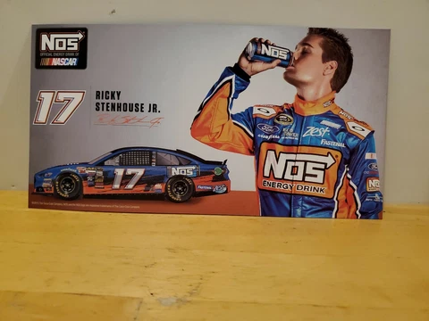 2015 RICKY STENHOUSE JR NOS ENERGY DRINK #17 NASCAR SPRINT CUP POSTCARD Cover