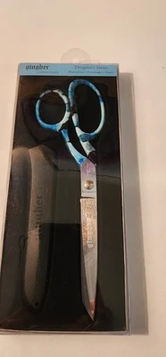 GINGHER *Alyssa* Retired Designer Series 8" Dressmaker's Scissors NIB - Image 1 of 3