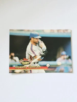 1993 Stadium Club Baseball #404 Howard Johnson - New York Mets - Image 1 of 2