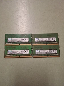 4X SAMSUNG 4GB DR4-2133 1RX8 PC4-2133P-SA0-11 M471A5143EB0-CPB RAM 1531 - Picture 1 of 3