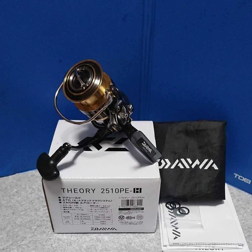 [☆Nuevo] Carrete giratorio de alta marcha Daiwa 17 THEORY 2510PE-H de Japón Foto 1 de 1