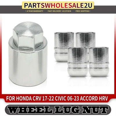 Nuevo 5x Tuerca de rueda M12-1.5 para Honda CR-V 2017-2022 Civic Accord HR-V S2000 Foto 1 de 4