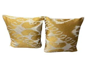 2-CALLISTO HOME EMBROIDERED DECORATIVE PILLOWS  Feather Down Hollywood regency - Picture 1 of 24
