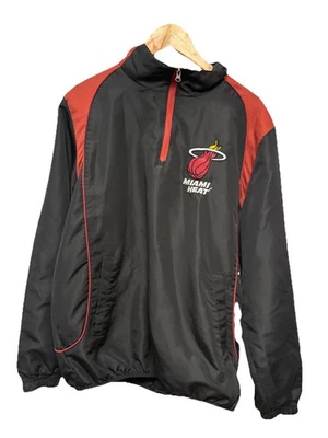 Chaqueta NBA Miami Heat Cuarto Cremallera Grande Talla M Logo Grande Retro Foto 1 de 4