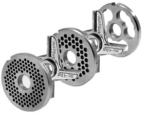 Lochscheibensatz H82 3,5+5mm Bohrung 2 Robotmesser 1 Vorschneider System Unger - Picture 1 of 7