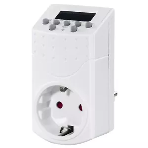 Hama Digitale Wochen Tages Zeitschaltuhr Mini Innen Timer Steckd. Programmierbar - Bild 1 von 4